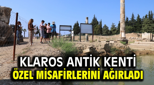 Klaros Antik Kenti Özel Misafirlerini Ağırladı