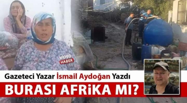 Madem Tirkeste yeterli su var Maski o zaman neden Tanker ile su dağıtıyormuş?