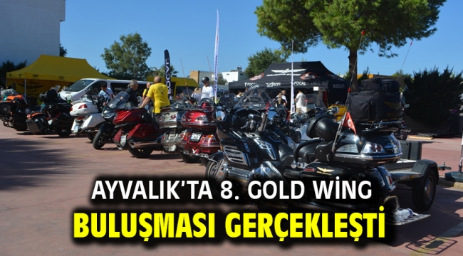 Ayvalık'ta 8. Gold Wing Buluşması Gerçekleşti