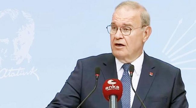 CHP Sözcüsü Faik Öztrak: Hatalarımızı düzelteceğiz