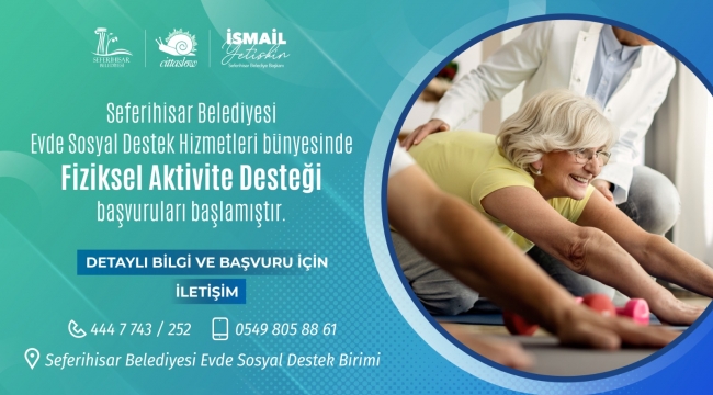 Seferihisar Belediyesi'nden fiziksel aktivite desteği