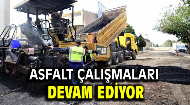 Asfalt çalışmaları devam ediyor