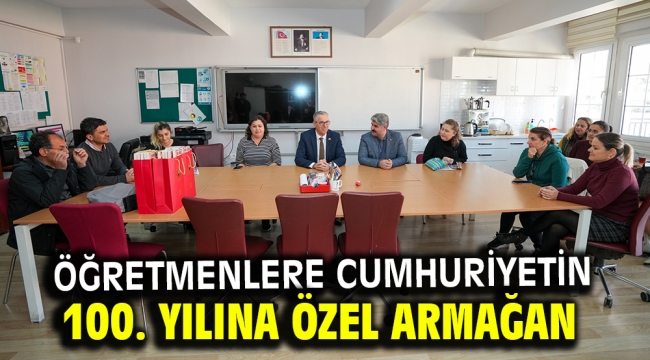 Öğretmenlere Cumhuriyetin 100. yılına özel armağan