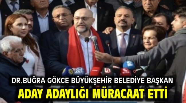 Dr.Buğra Gökce Büyükşehir Belediye Başkan Aday Adaylığı Müracaat Etti