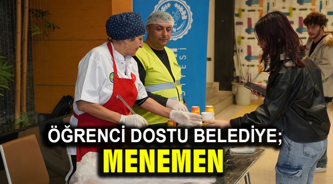 Öğrenci dostu belediye; MENEMEN