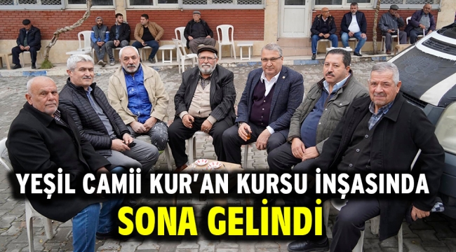 Yeşil Camii Kur'an Kursu İnşasında Sona Gelindi