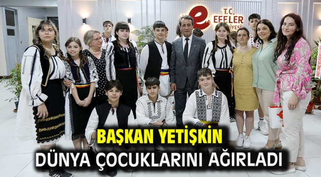 Başkan Yetişkin Dünya Çocuklarını Ağırladı