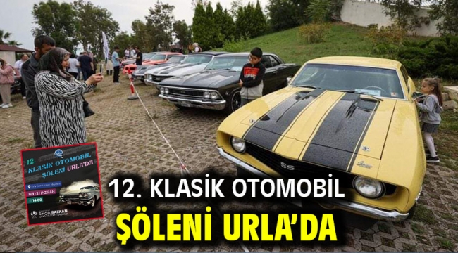 12. Klasik Otomobil Şöleni Urla'da