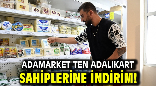 Adamarket'ten Adalıkart Sahiplerine İndirim!