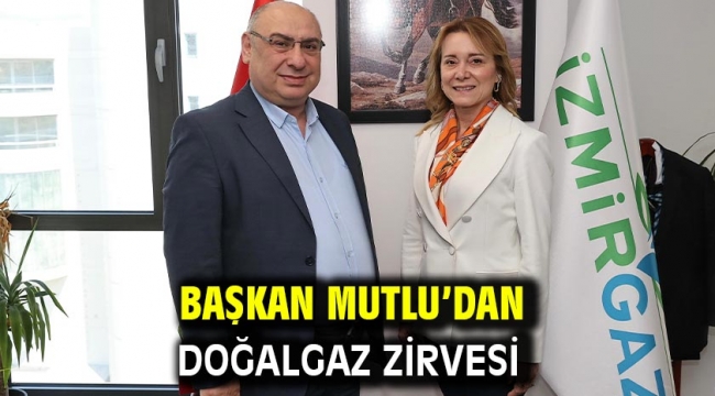 Başkan Mutlu'dan doğalgaz zirvesi