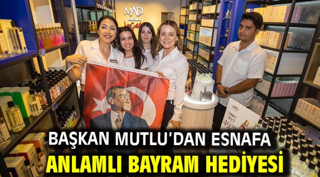 Başkan Mutlu'dan esnafa anlamlı bayram hediyesi