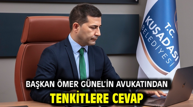 Başkan Ömer Günel'in Avukatından Tenkitlere Cevap