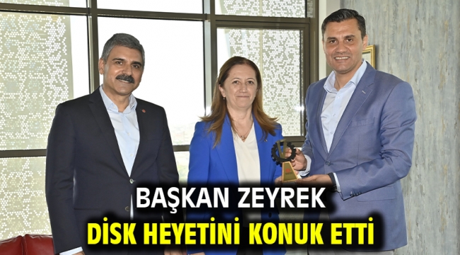 Başkan Zeyrek DİSK Heyetini Konuk Etti