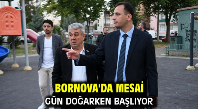 Bornova'da mesai gün doğarken başlıyor