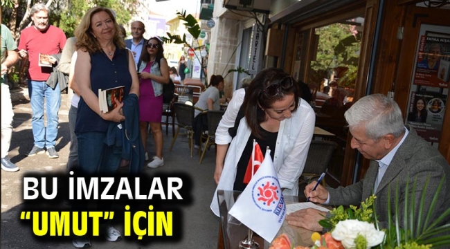 Bu imzalar "umut" için