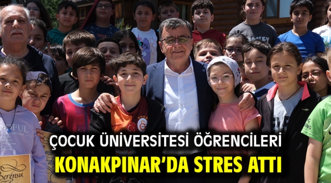 Çocuk Üniversitesi Öğrencileri Konakpınar'da stres attı