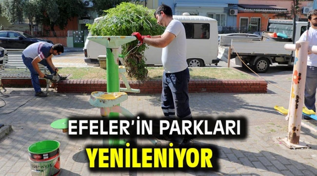 Efeler'in Parkları Yenileniyor