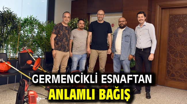 Germencikli esnaftan anlamlı bağış