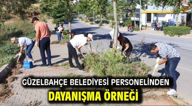 Güzelbahçe Belediyesi Personelinden Dayanışma Örneği