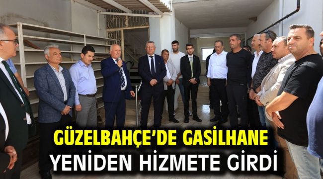 Güzelbahçe'de Gasilhane Yeniden Hizmete Girdi