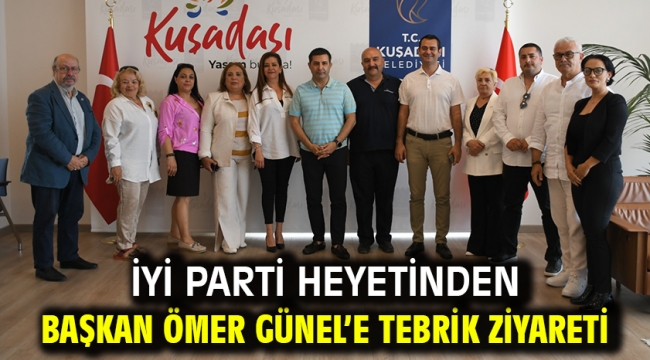 İyi Parti Heyetinden Başkan Ömer Günel'e Tebrik Ziyareti