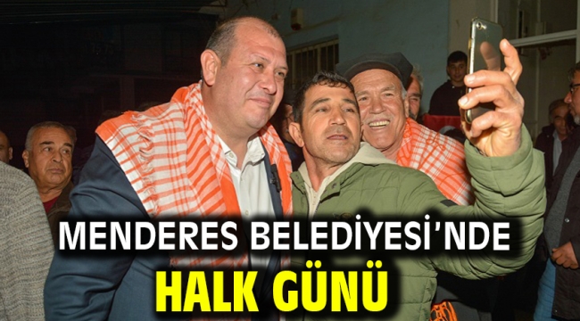 Menderes Belediyesi'nde Halk günü