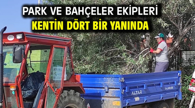 Park Ve Bahçeler Ekipleri Kentin Dört Bir Yanında