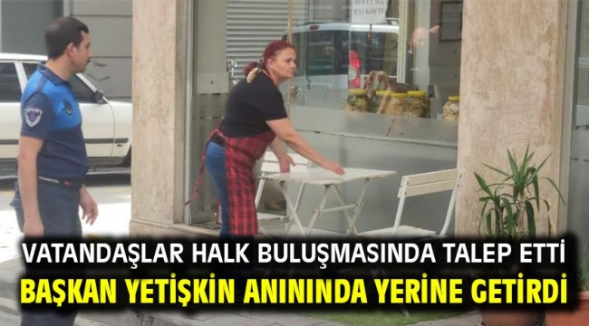 Vatandaşlar Halk Buluşmasında Talep Etti Başkan Yetişkin Anınında Yerine Getirdi