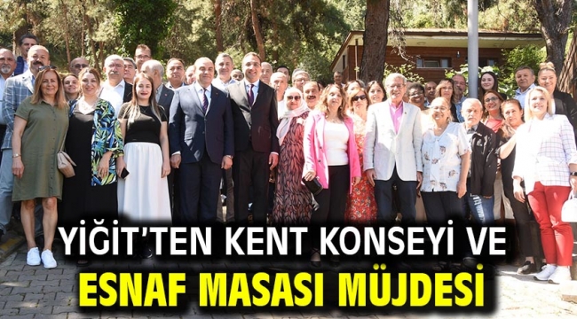 Yiğit'ten Kent Konseyi ve Esnaf Masası Müjdesi