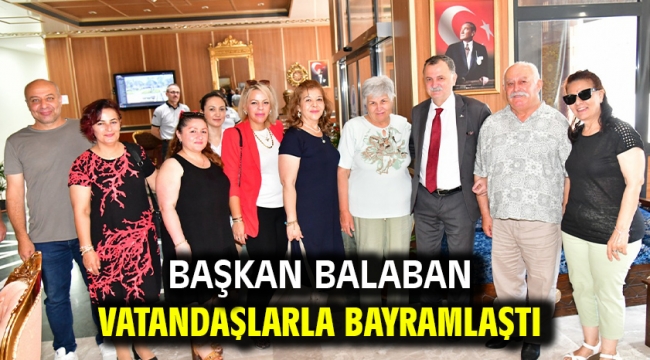 Başkan Balaban Vatandaşlarla Bayramlaştı