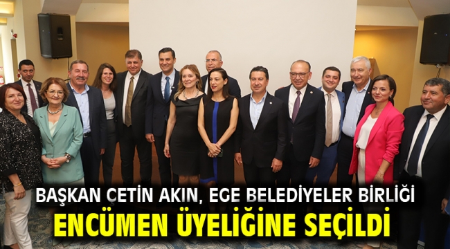 Başkan Çetin Akın, Ege Belediyeler Birliği Encümen Üyeliğine Seçildi