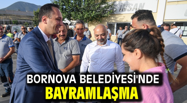 Bornova Belediyesi'nde bayramlaşma