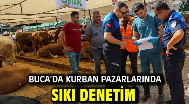 Buca'da kurban pazarlarında sıkı denetim