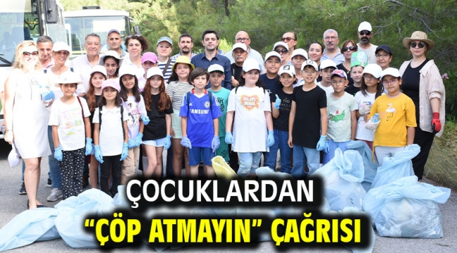 Çocuklardan "çöp atmayın" çağrısı