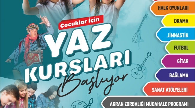 Efeler Belediyesi Yaz Kursları Başlıyor