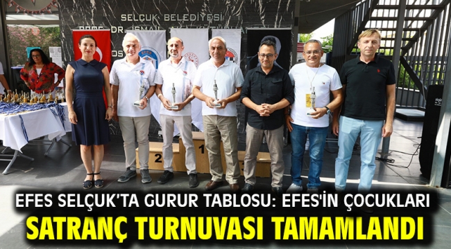 Efes Selçuk'ta Gurur Tablosu: Efes'in Çocukları Satranç Turnuvası Tamamlandı