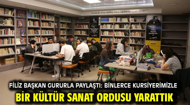 Filiz Başkan Gururla Paylaştı: Binlerce Kursiyerimizle Bir Kültür Sanat Ordusu Yarattık