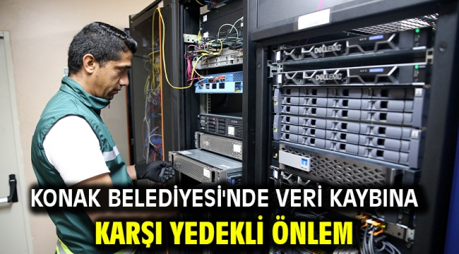 Konak Belediyesi'nde veri kaybına karşı yedekli önlem