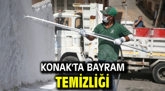 Konak'ta bayram temizliği