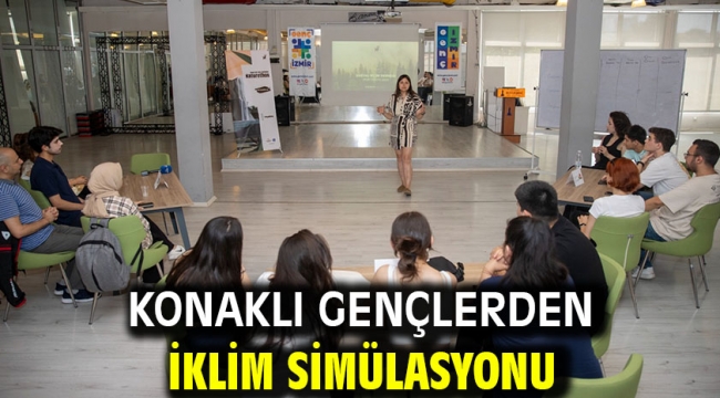 Konaklı gençlerden iklim simülasyonu