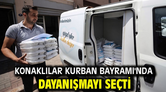 Konaklılar Kurban Bayramı'nda dayanışmayı seçti