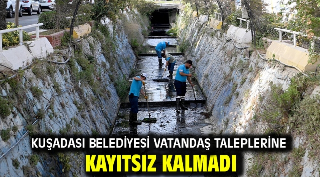 Kuşadası Belediyesi Vatandaş Taleplerine Kayıtsız Kalmadı