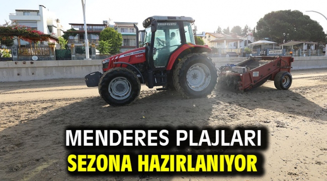 Menderes Plajları Sezona Hazırlanıyor