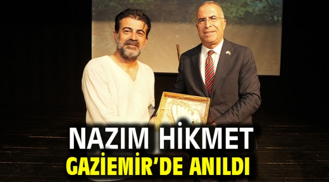 Nazım Hikmet Gaziemir'de anıldı