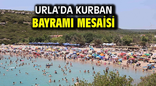 Urla'da Kurban Bayramı mesaisi