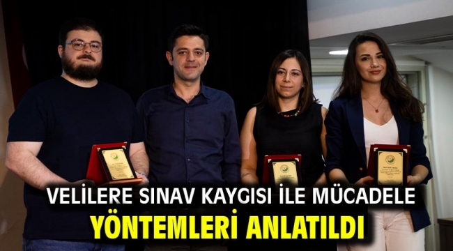 Velilere sınav kaygısı ile mücadele yöntemleri anlatıldı