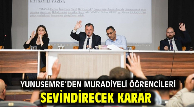 Yunusemre'den Muradiyeli Öğrencileri Sevindirecek Karar