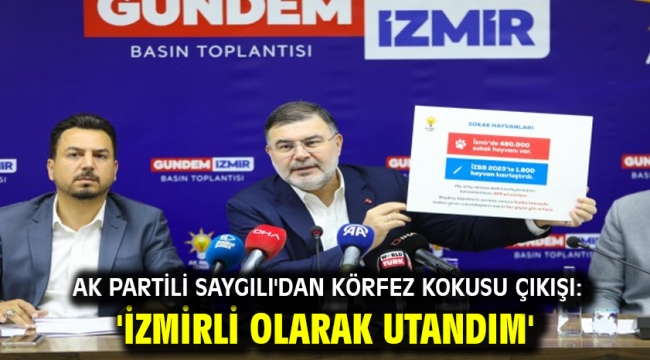 AK Partili Saygılı'dan Körfez kokusu çıkışı: 'İzmirli olarak utandım'