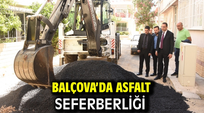 Balçova'da asfalt seferberliği