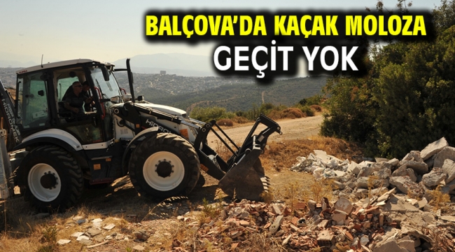 Balçova'da kaçak moloza geçit yok